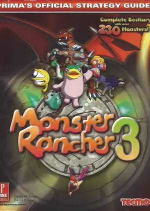 Monster Rancher 3 Prima Strategy Guide Cover