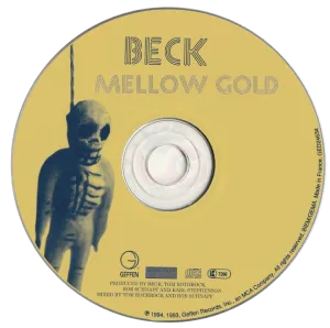 Compact Disc scan of Beck Mellow Gold that produces Moo