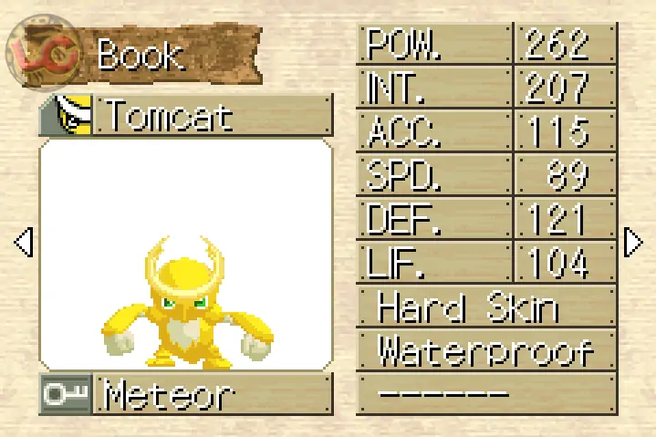 Tomcat  is a Antlan with a sub of Mew in MRA1