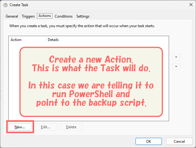 Monster Rancher DX Backup Scripts: Create Actions.