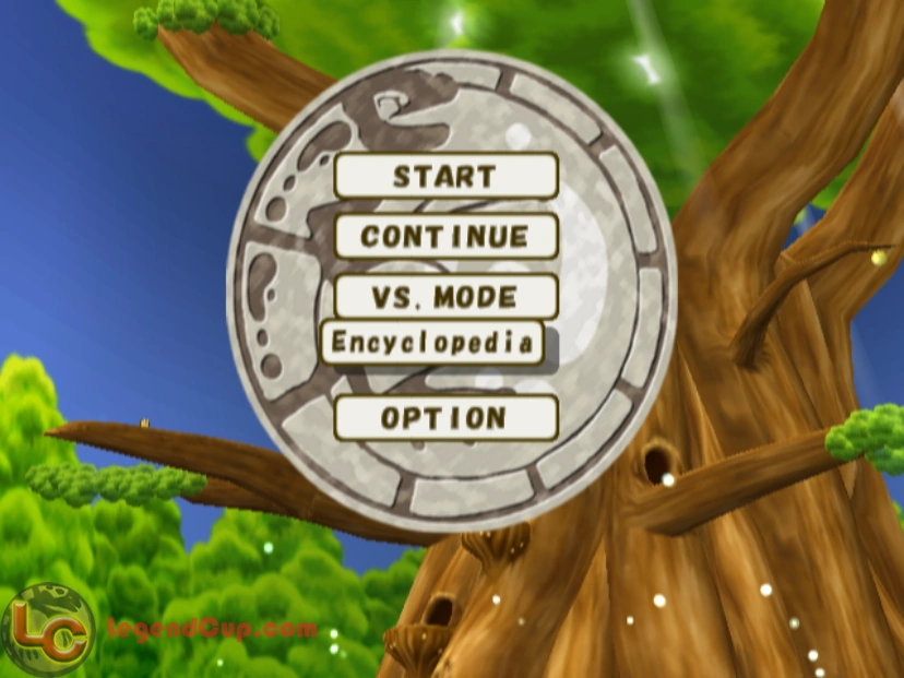 Monster Rancher 3 Start Menu Screen