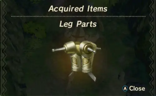 King Joe Unlock item Leg Parts