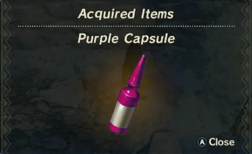 Windom Unlock item Purple Capsule