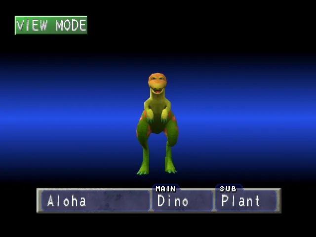 Dino/Plant (Aloha) Monster Rancher 1 Dino