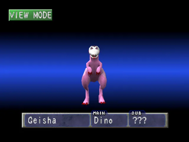 Geisha Monster Rancher 1 Dino