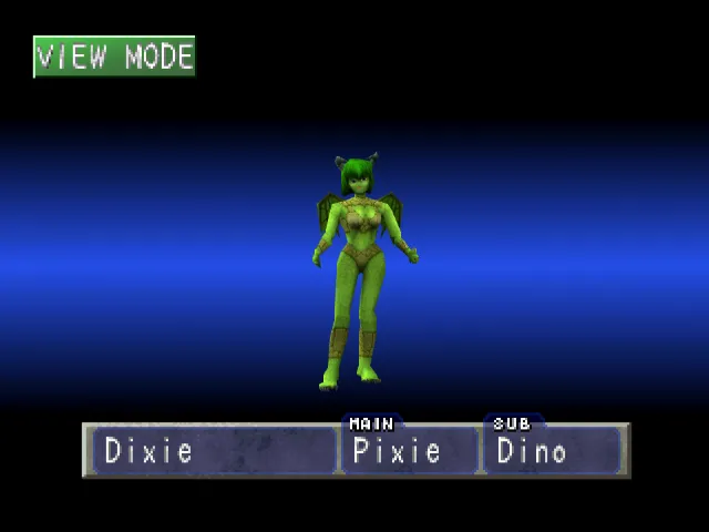 Pixie/Dino (Dixie) Monster Rancher 1 Pixie