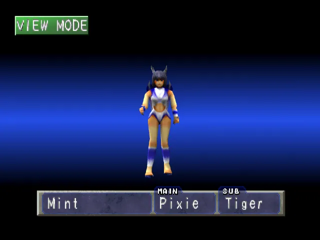 Pixie/Tiger (Mint) Monster Rancher 1 Pixie