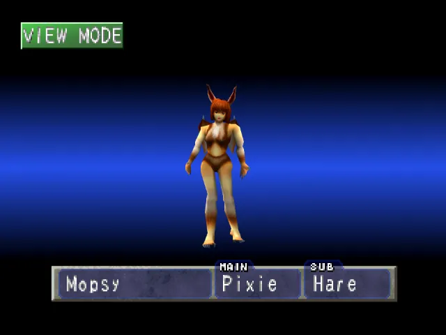Pixie/Hare (Mopsy) Monster Rancher 1 Pixie
