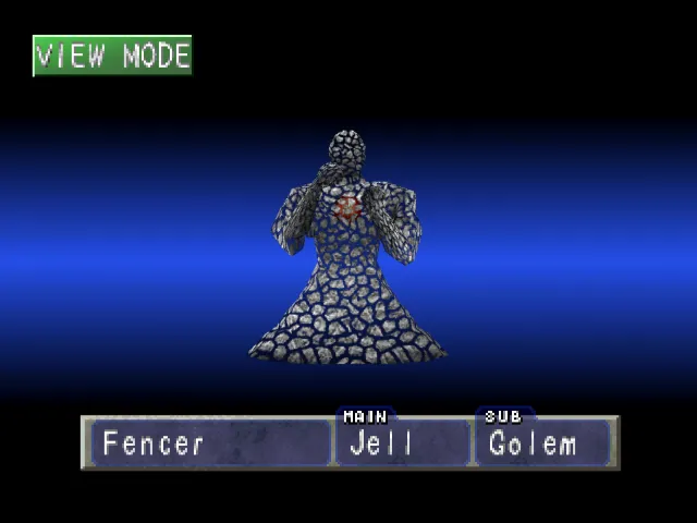 Jell/Golem (Fencer) Monster Rancher 1 Jell
