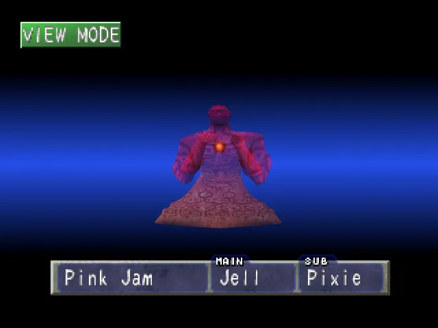 Jell/Pixie (Pink Jam) Monster Rancher 1 Jell