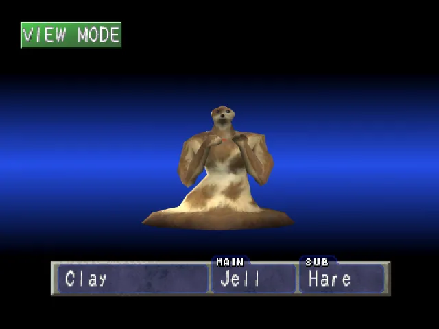 Jell/Hare (Clay) Monster Rancher 1 Jell