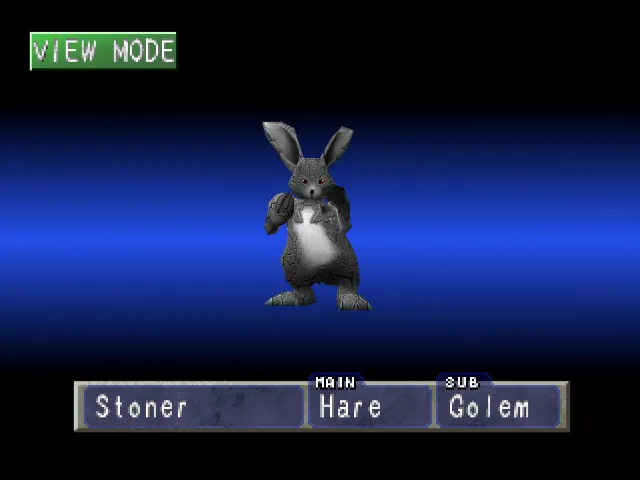 Hare/Golem (Stoner) Monster Rancher 1 Hare