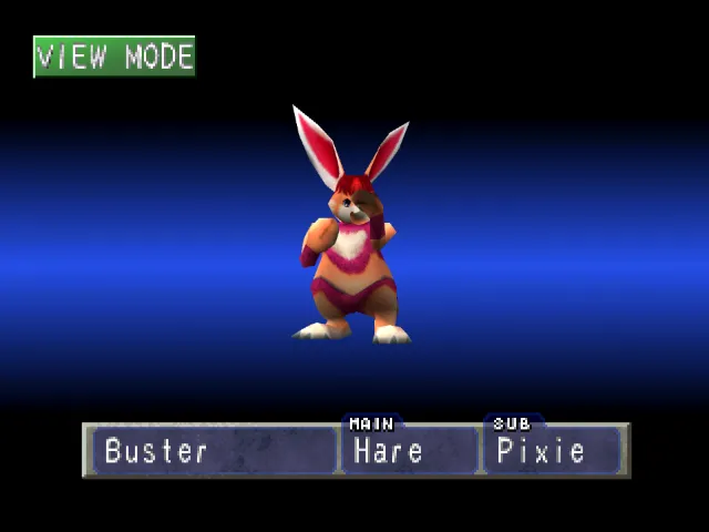 Hare/Pixie (Buster) Monster Rancher 1 Hare