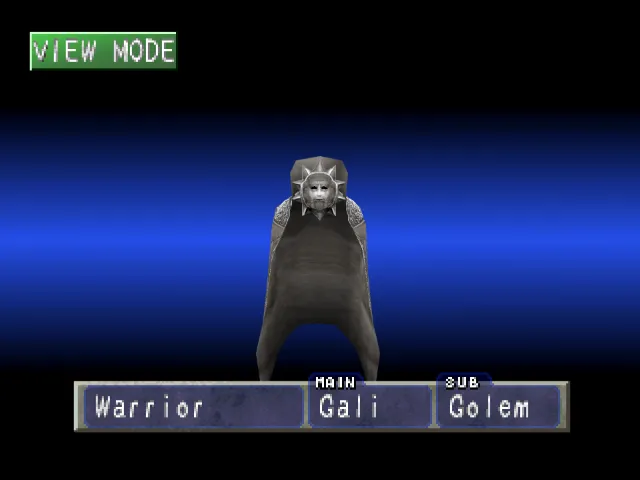 Gali/Golem (Warrior) Monster Rancher 1 Gali