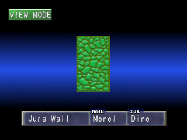 Monol/Dino (Jura Wall) Monster Rancher 1 Monol