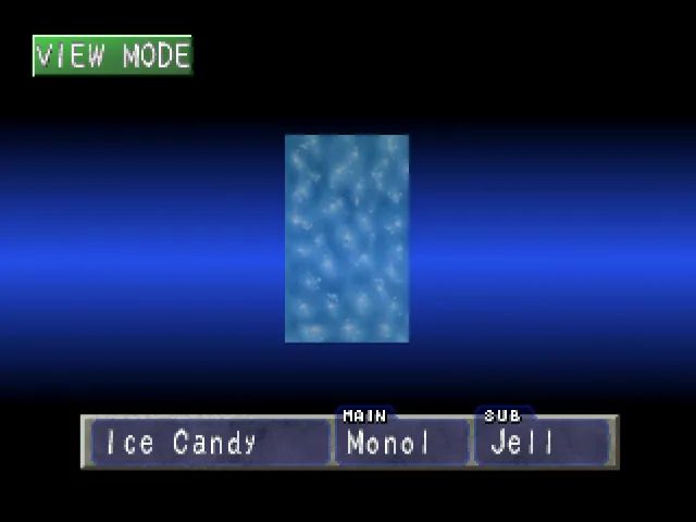 Monol/Jell (Ice Candy) Monster Rancher 1 Monol