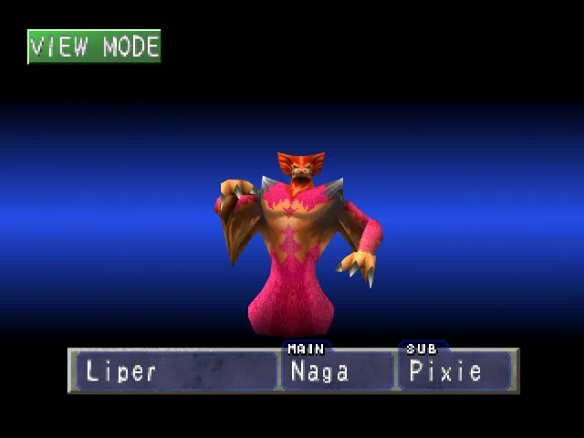 Naga/Pixie (Liper) Monster Rancher 1 Naga