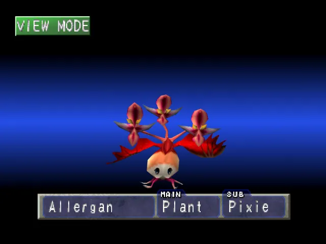 Plant/Pixie (Allergan) Monster Rancher 1 Plant
