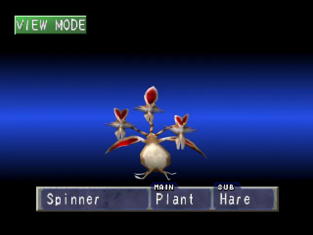Plant/Hare (Spinner) Monster Rancher 1 Plant