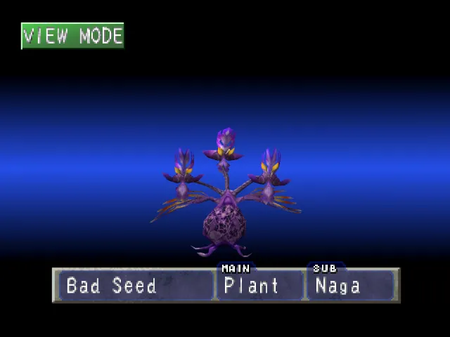 Plant/Naga (Bad Seed) Monster Rancher 1 Plant