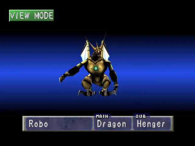 Dragon/Henger (Robo) Monster Rancher 1 Dragon