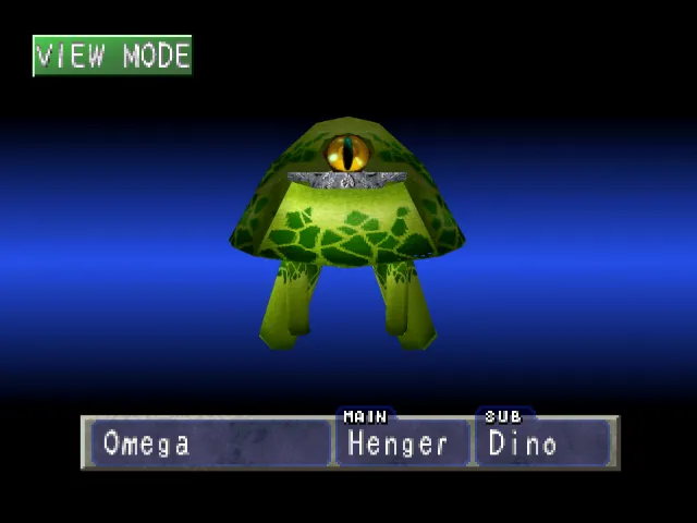 Henger/Dino (Omega) Monster Rancher 1 Henger