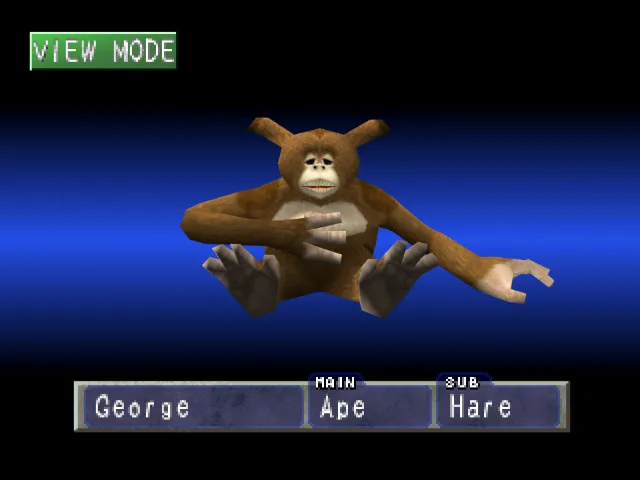 Ape/Hare (George) Monster Rancher 1 Ape