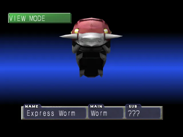 Express(Red) Monster Rancher 1 Worm