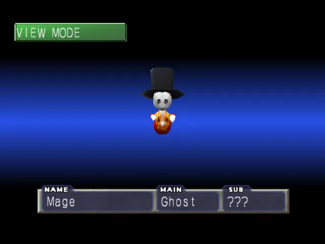 Mage (White) Monster Rancher 1 Ghost
