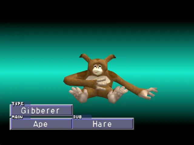 Ape/Hare (Gibberer) Monster Rancher 2 Ape