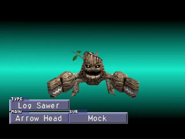 Arrow Head/Mock (Log Sawer) Monster Rancher 2 Arrow Head