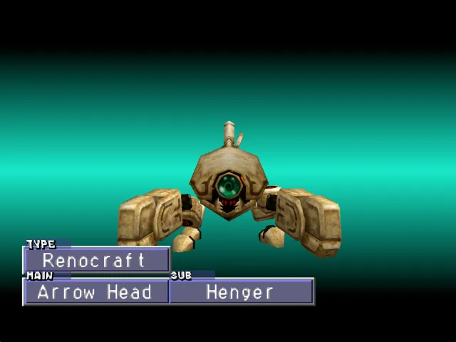 Arrow Head/Henger (Renocraft) Monster Rancher 2 Arrow Head