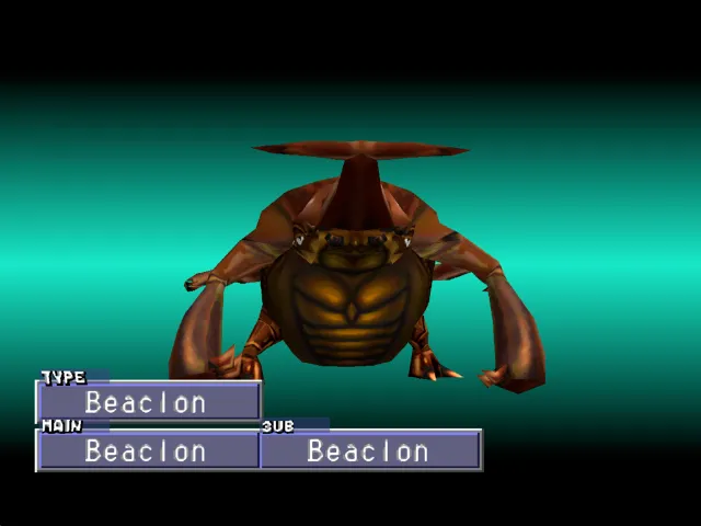 Beaclon Monster Rancher 2 Beaclon