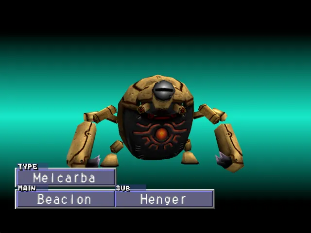 Beaclon/Henger (Melcarba) Monster Rancher 2 Beaclon