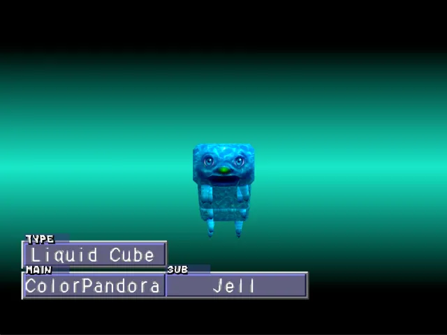 ColorPandora/Jell (Liquid Cube) Monster Rancher 2 ColorPandora
