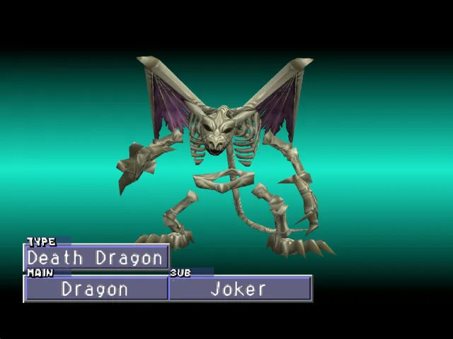 Dragon/Joker (Death Dragon) Monster Rancher 2 Dragon