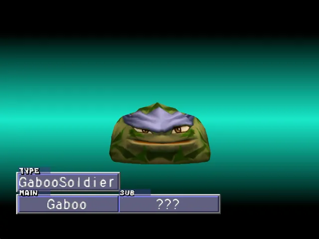GabooSoldier Monster Rancher 2 Gaboo