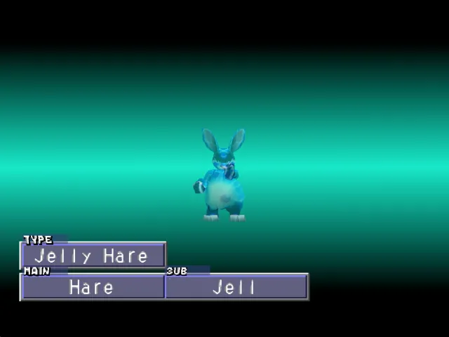 Hare/Jell (Jelly Hare) Monster Rancher 2 Hare