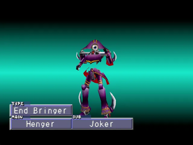 Henger/Joker (End Bringer) Monster Rancher 2 Henger