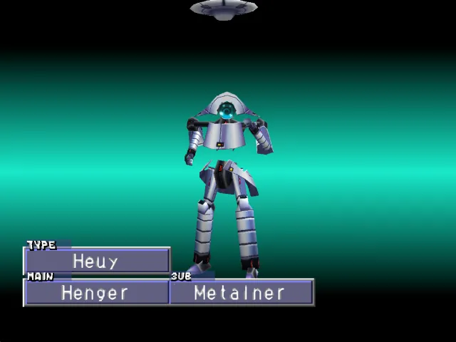 Henger/Metalner (Heuy/Huey) Monster Rancher 2 Henger