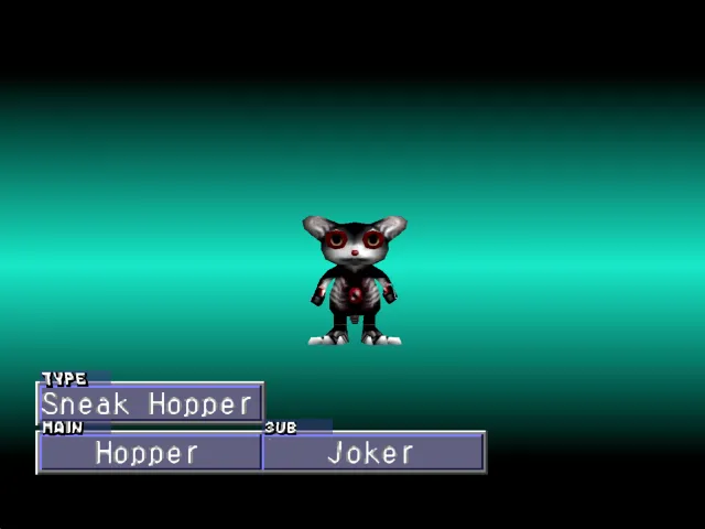 Hopper/Joker (Sneak Hopper) Monster Rancher 2 Hopper
