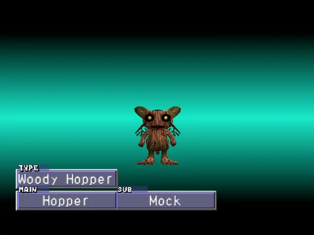 Hopper/Mock (Woody Hopper) Monster Rancher 2 Hopper