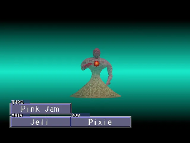 Jell/Pixie (Pink Jam) Monster Rancher 2 Jell