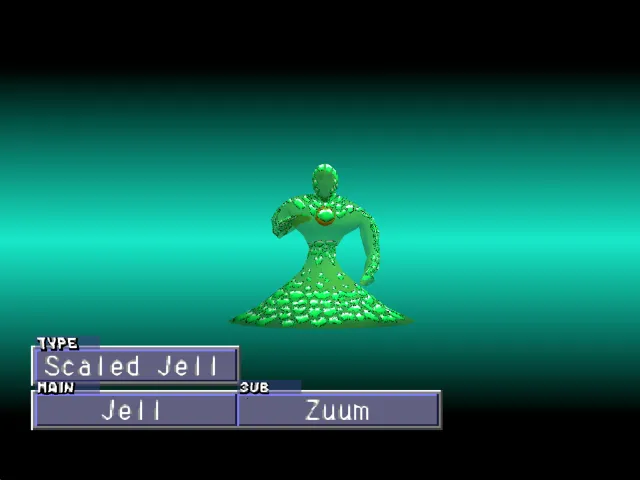 Jell/Zuum (Scaled Jell) Monster Rancher 2 Jell