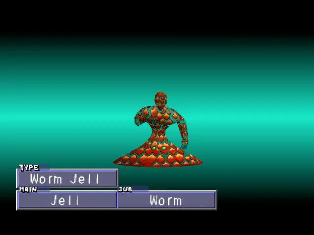 Jell/Worm (Worm Jell) Monster Rancher 2 Jell