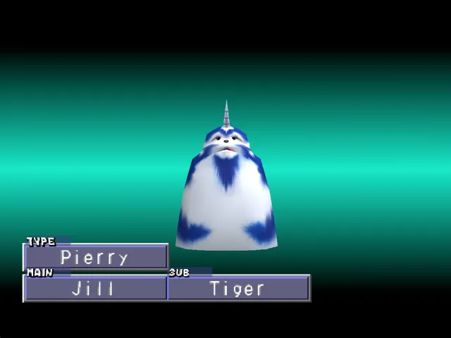 Jill/Tiger (Pierry) Monster Rancher 2 Jill