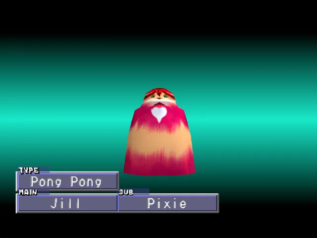 Jill/Pixie (Pong Pong) Monster Rancher 2 Jill