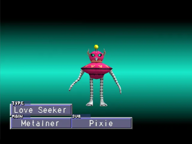 Metalner/Pixie (Love Seeker) Monster Rancher 2 Metalner