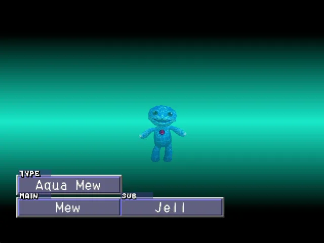 Mew/Jell (Aqua Mew) Monster Rancher 2 Mew