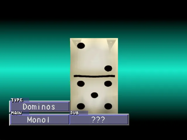 Dominos Monster Rancher 2 Monol